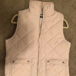 Blue Rain Womens Light Pink Puffer Vest